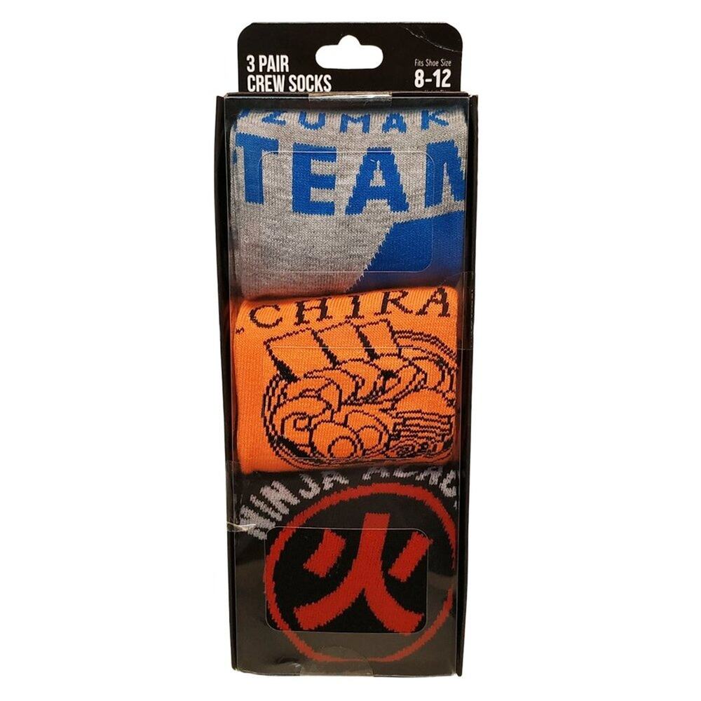 Naruto Crew Socks 3 Pack